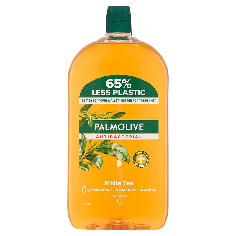 Palmolive Hand Wash Refill Antibacterial White Tea 1L