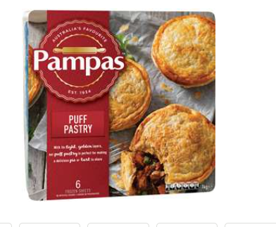 Pampas Puff Pastry 6 sheets 1kg