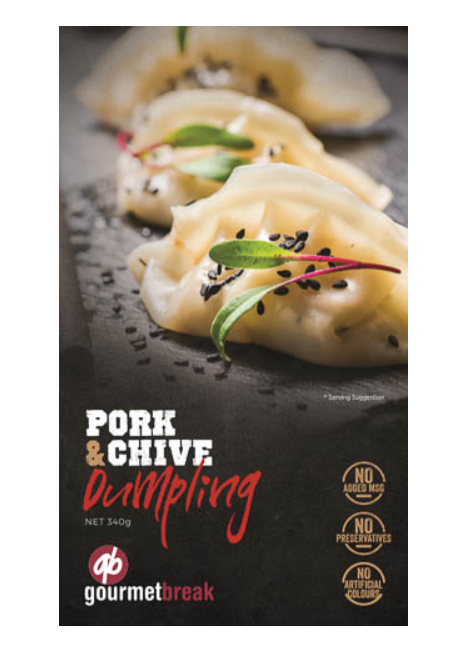 Gourmet Break Pork & Chive Dumpling 340g