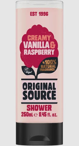 Original Source Vanilla & Raspberry Shower Gel 250mL