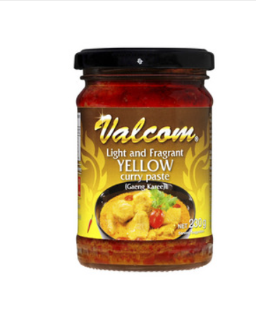 Valcom Authentic Thai Yellow Curry Paste 230g
