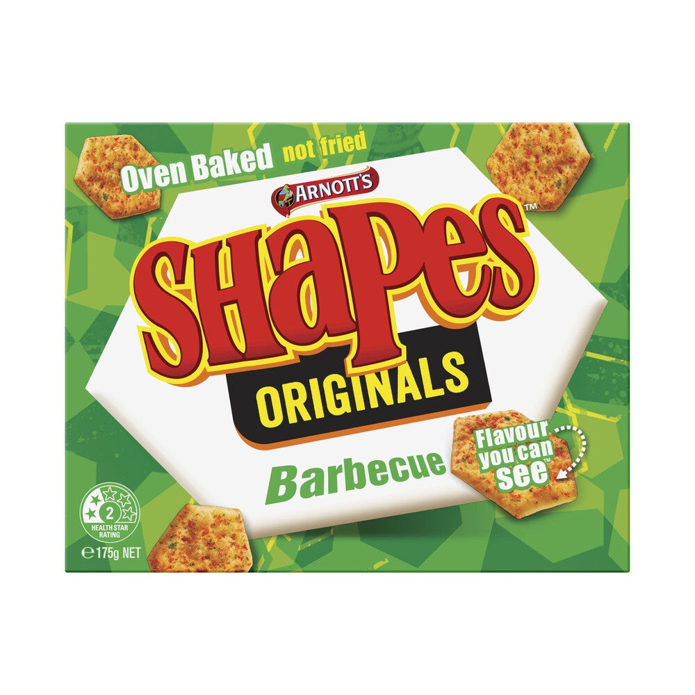 Arnott's Shapes Barbecue 175g