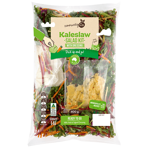 Community & Co Kaleslaw Salad Kit with Dressing 400g