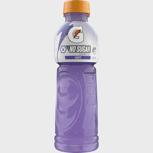 Gatorade Sports Drinks Grape No Sugar 600ml