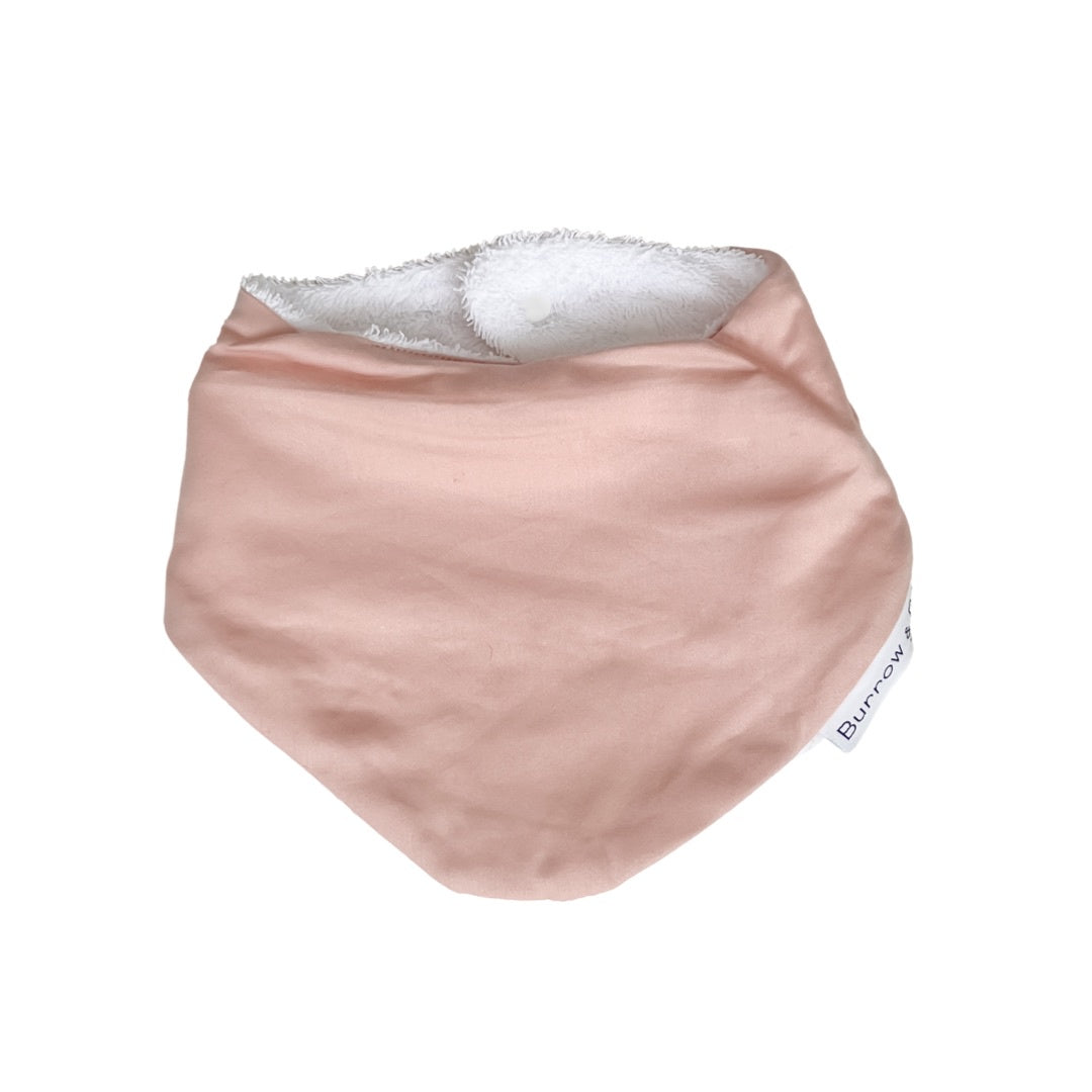 Burrow & Be Dribble Bib Dusty Rose