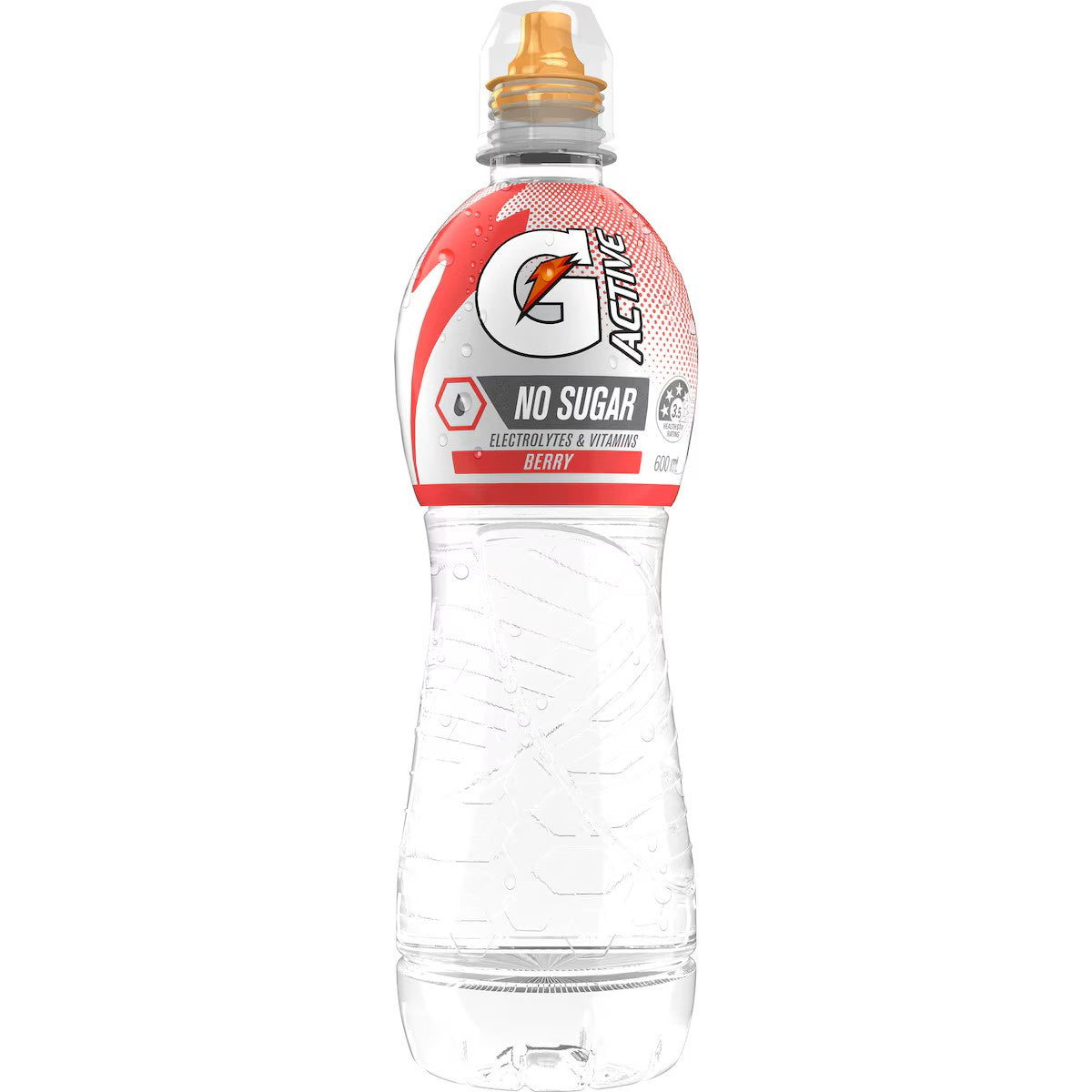 Gatorade G Active Sports Drinks Berry Water Electrolytes & Vitamins 600ml