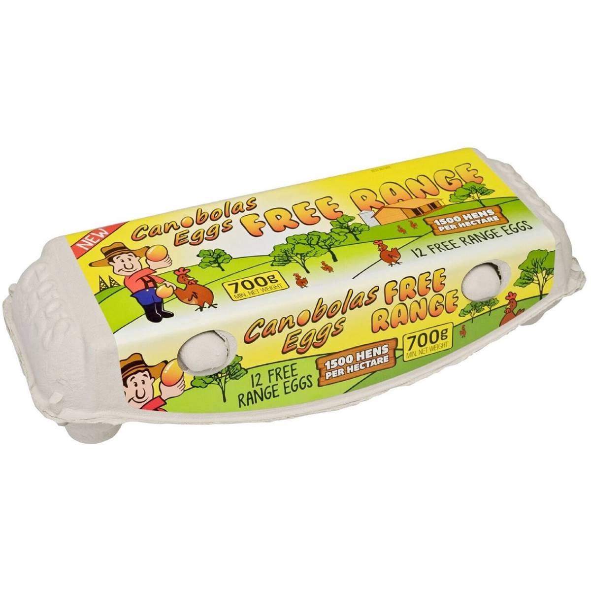 Canobolas Free Range Eggs 700g 12pk