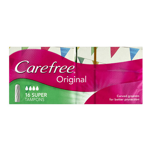 Carefree Tampons Super 16pk (RTC)