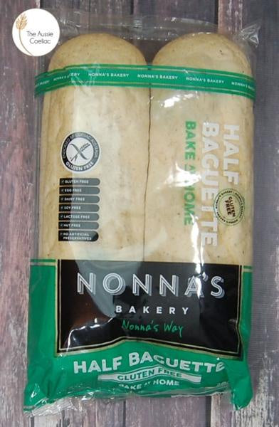 Nonna's Bakery GF Half Baguette 2 Pk