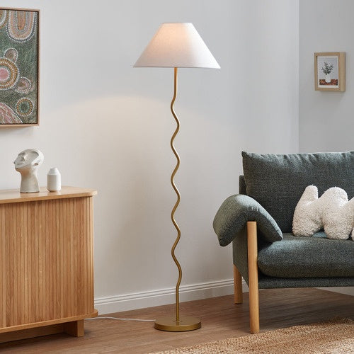 Lyon Floor Lamp Gold