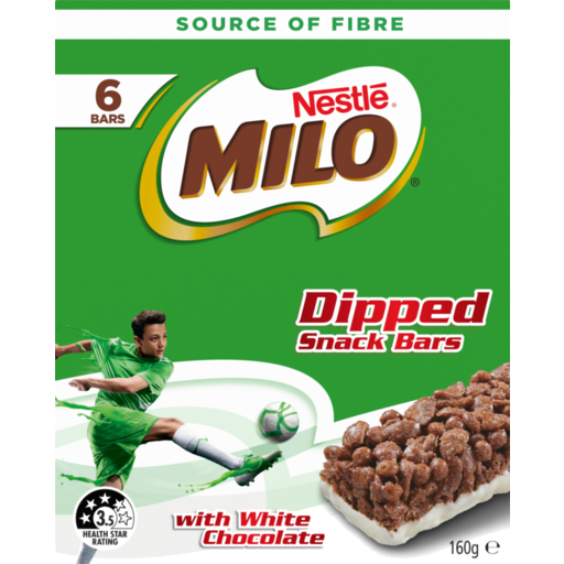 Nestle Milo Snack Bar Dipped White Chocolate