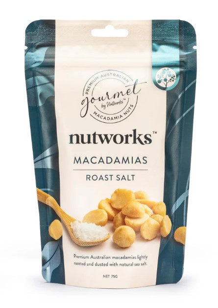 Nutworks Roast Salt Macadamias 75g