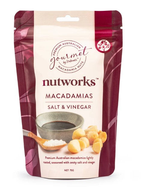 Nutworks Salt & Vinegar Macadamias 75g