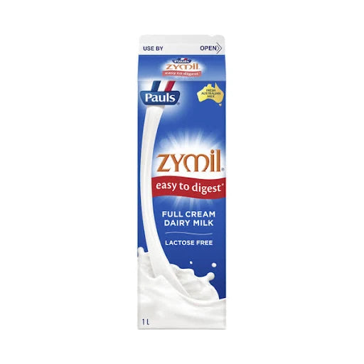 Pauls Zymil Lactose Free Full Cream Milk 1L