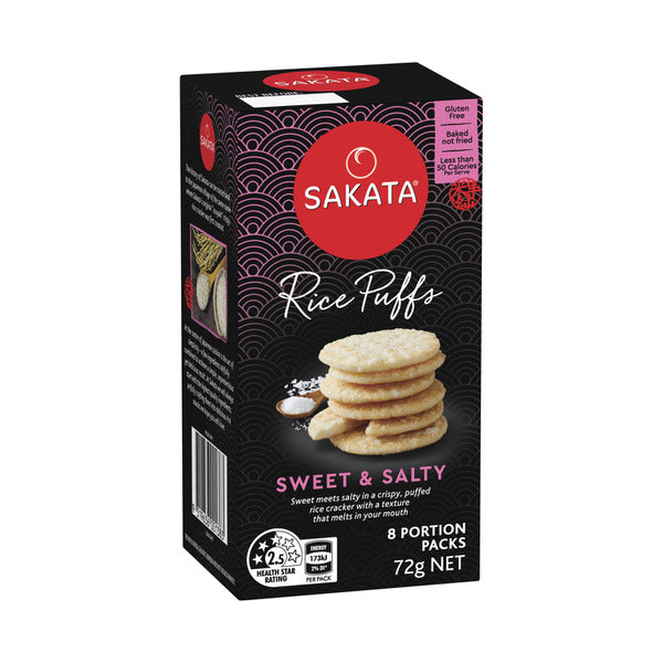 Sakata Rice Puffs Sweet & Salty 72g