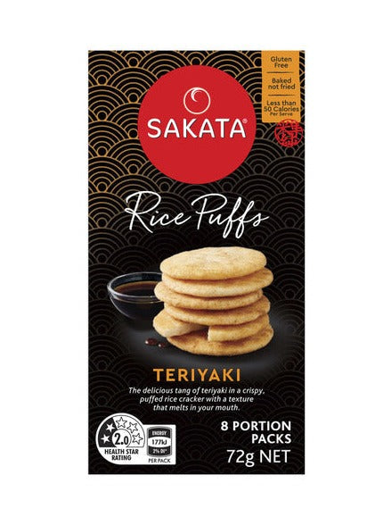 Sakata Rice Puffs Teriyaki 72g