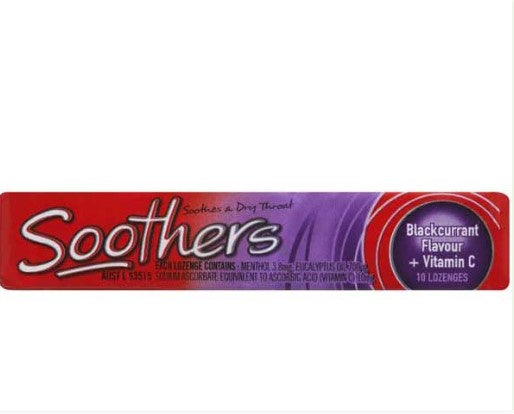 Soothers Blackcurrant 10pk