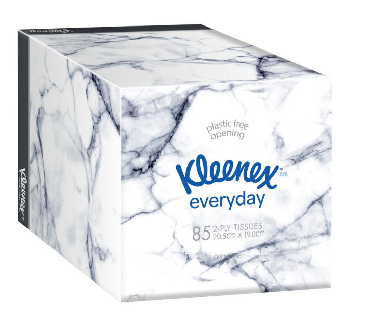 Kleenex Facial Tissue Everyday Cube 85 Sheets