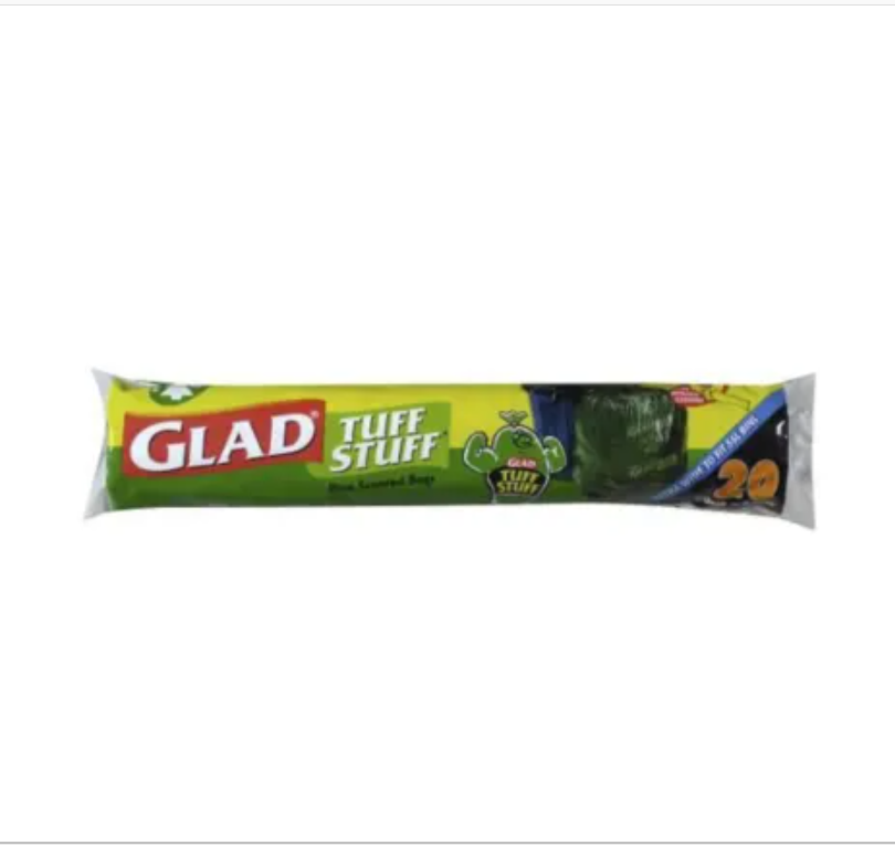 Glad Garbage Bags Tuff Stuff Roll 20pk