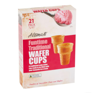 Altimate Traditional Wafer Cups 21 pk