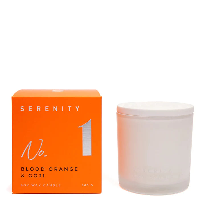 Numbered Core Candle No.1 | Blood Orange & Goji