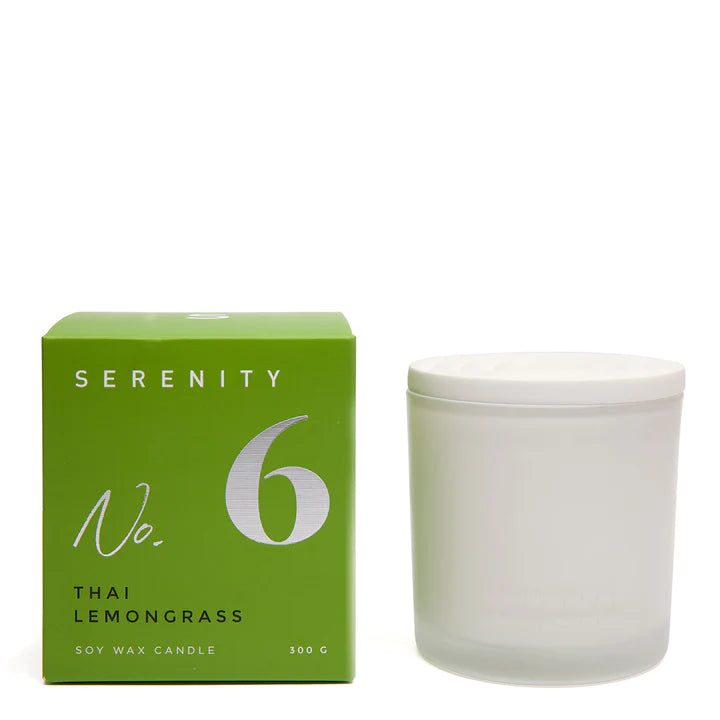 Numbered Core Candle No.6 | Thai Lemongrass