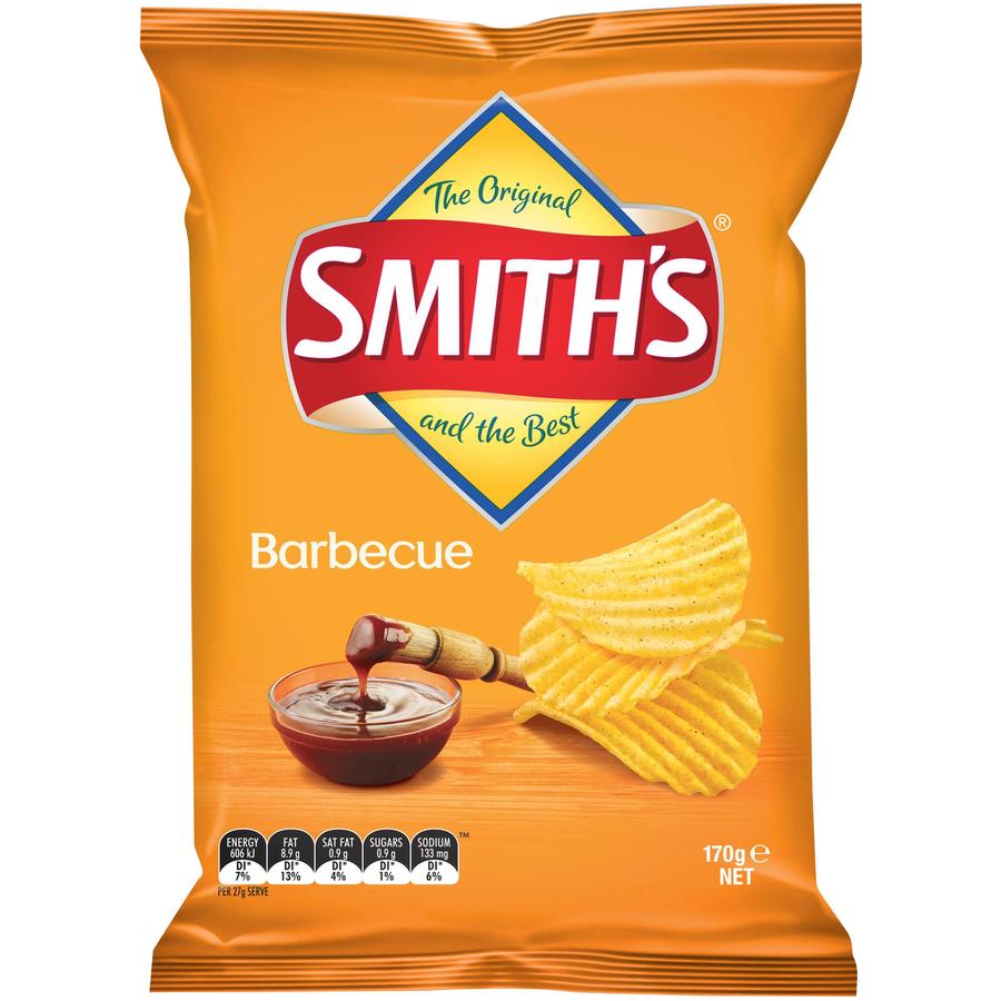 Smith's Crinkle Cut Chips Barbeque 170g