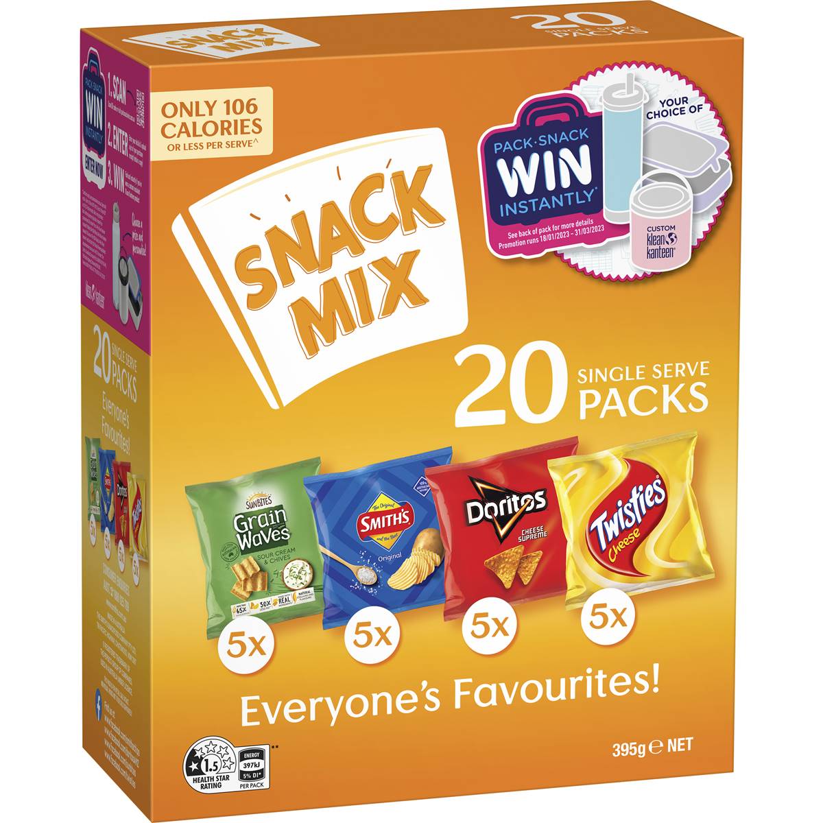 Smith's Snack Mix Chips 20pk