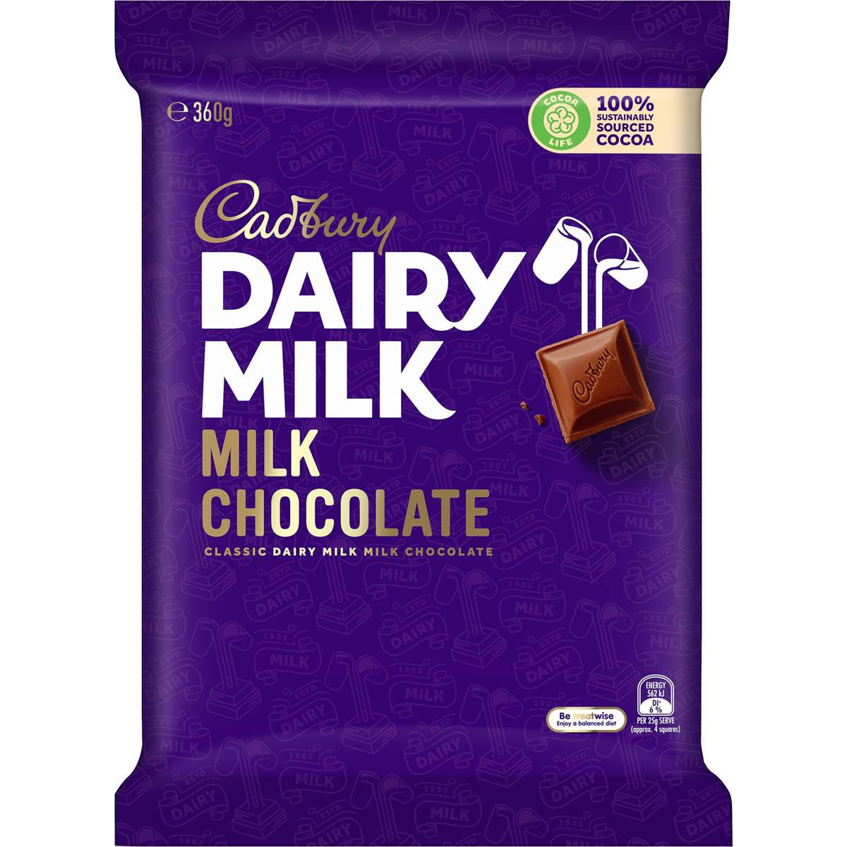 Cadbury Dairy Milk 360g