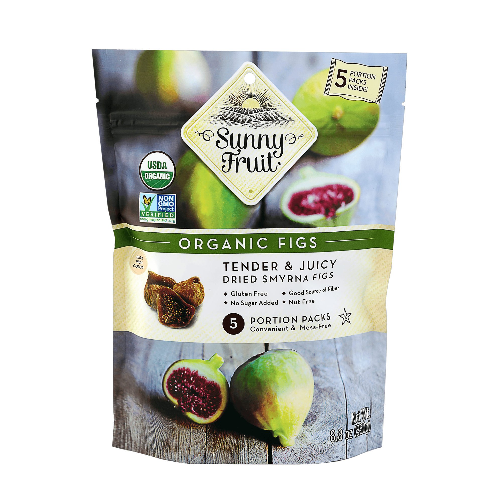 Sunny Fruit Organic Figs 250g