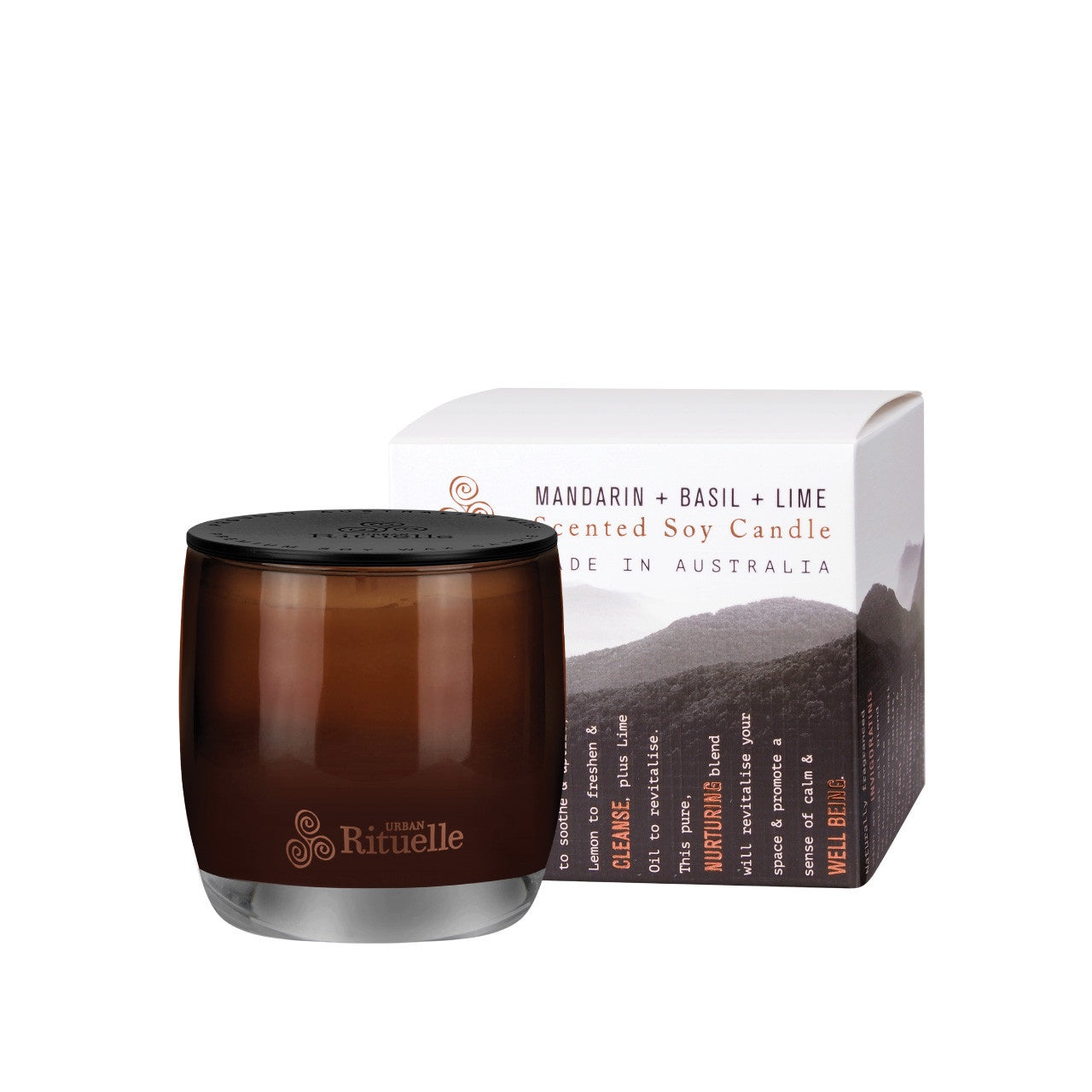 Urban Rituelle EQ Soy Candle Basil & Lime 140g