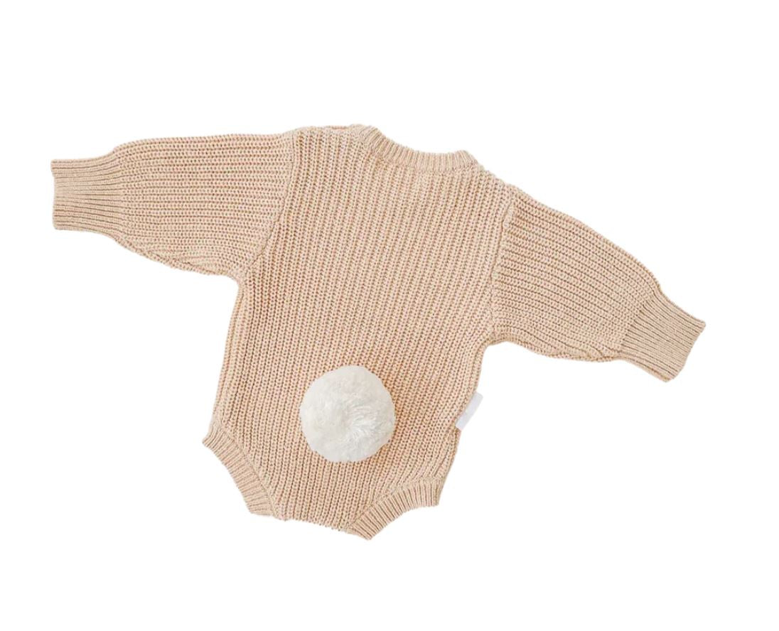 Ziggy Lou Bubble Romper Sand Fleck