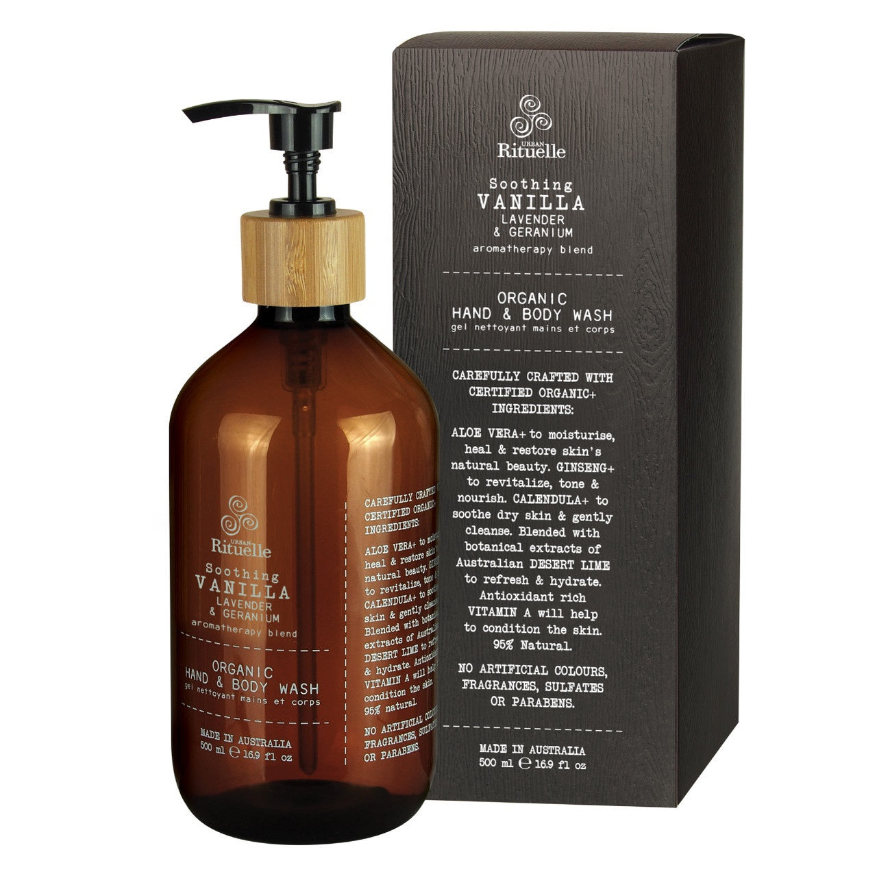 Urban Rituelle FL Hand & Body Wash Vanilla 500ml