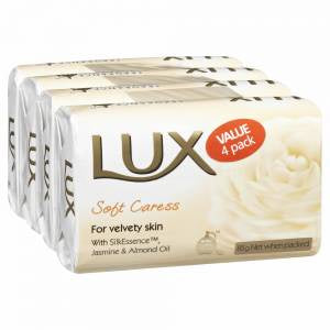 Lux Soap Bars Soft Caress 85g 4pk