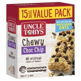 Uncle Tobys chewy chocolate chip nutritional snack