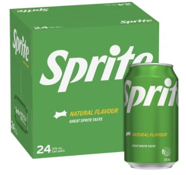 Sprite Lemonade Cans 375ml x 24pk