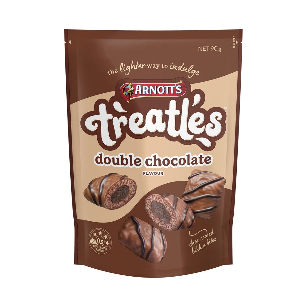 Arnott's Treatles Biscuits Double Chocolate 90g