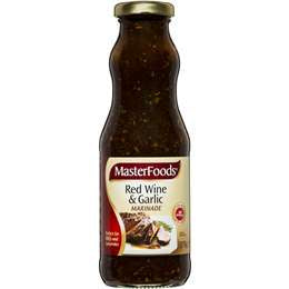 Masterfoods Red Wine & Garlic Marinade 375g