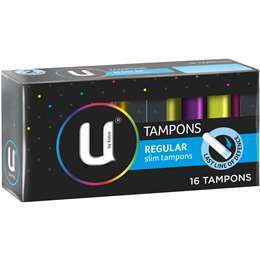 U By Kotex Tampon Regular 16pk