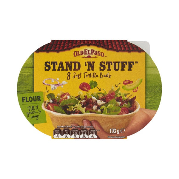 Old El Paso Stand 'N Stuff Flour Soft Tortillas 8pk