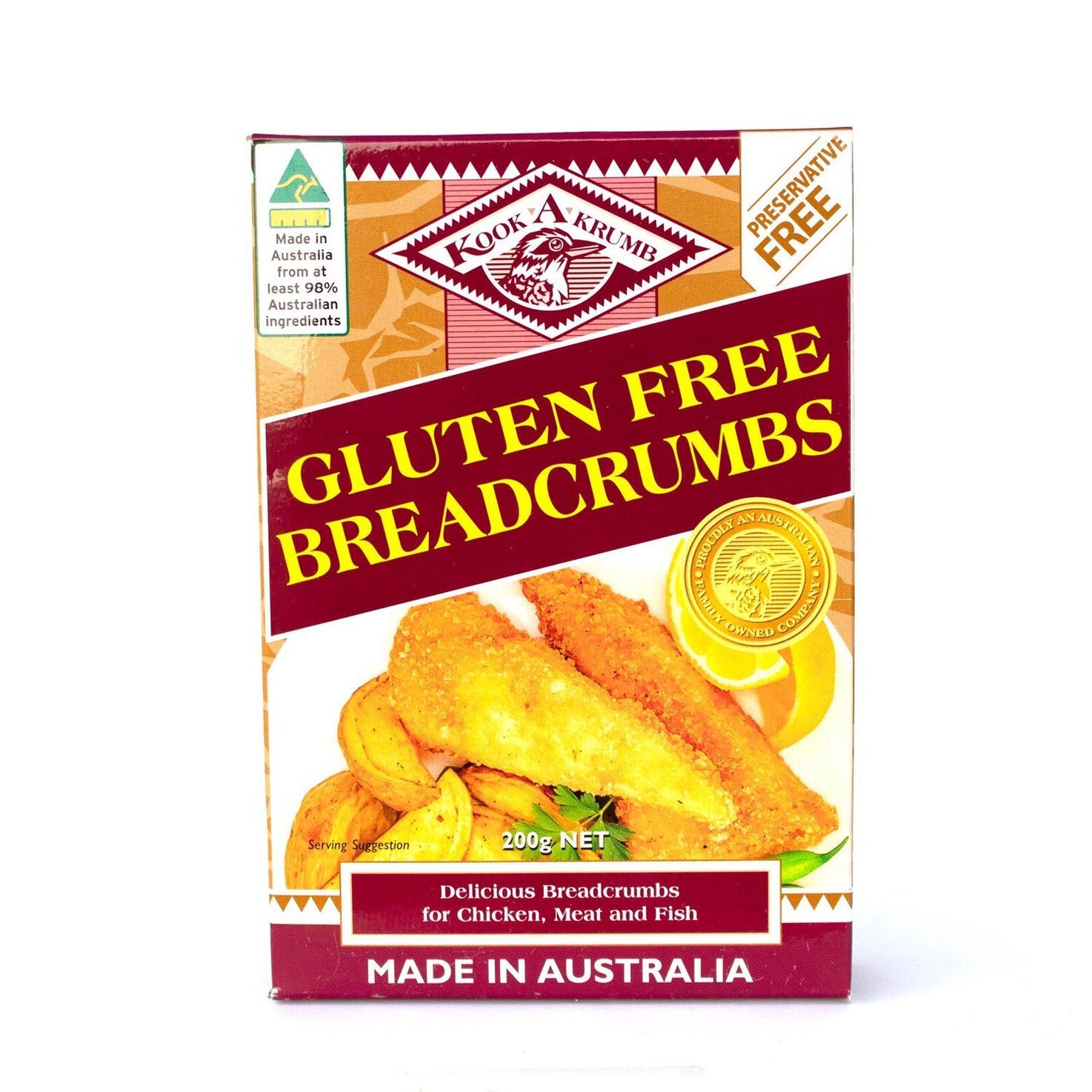 Kook A Krumb Gluten Free Breadcrumbs 200g