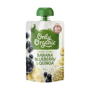 Only Organic Banana Blueberry & Quinoa 120g