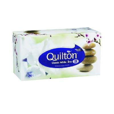 Quilton 3ply 110s White Facial Tissues