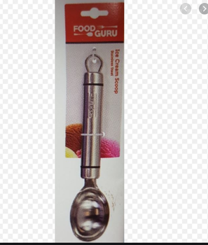 Food Guru Stainless Steel Ice Cream Scoop