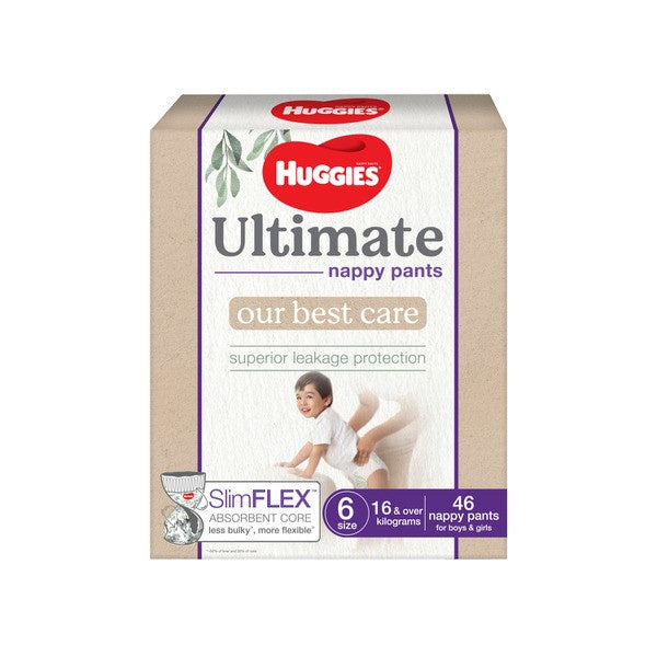 Huggies Ultimate Nappy Pants Size 6 46pk