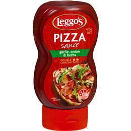 Leggo's Pizza Sauce Garlic Onion & Herbs 400g