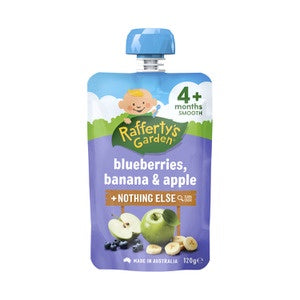 Rafferty's Garden Blueberries Banana & Apple 120g