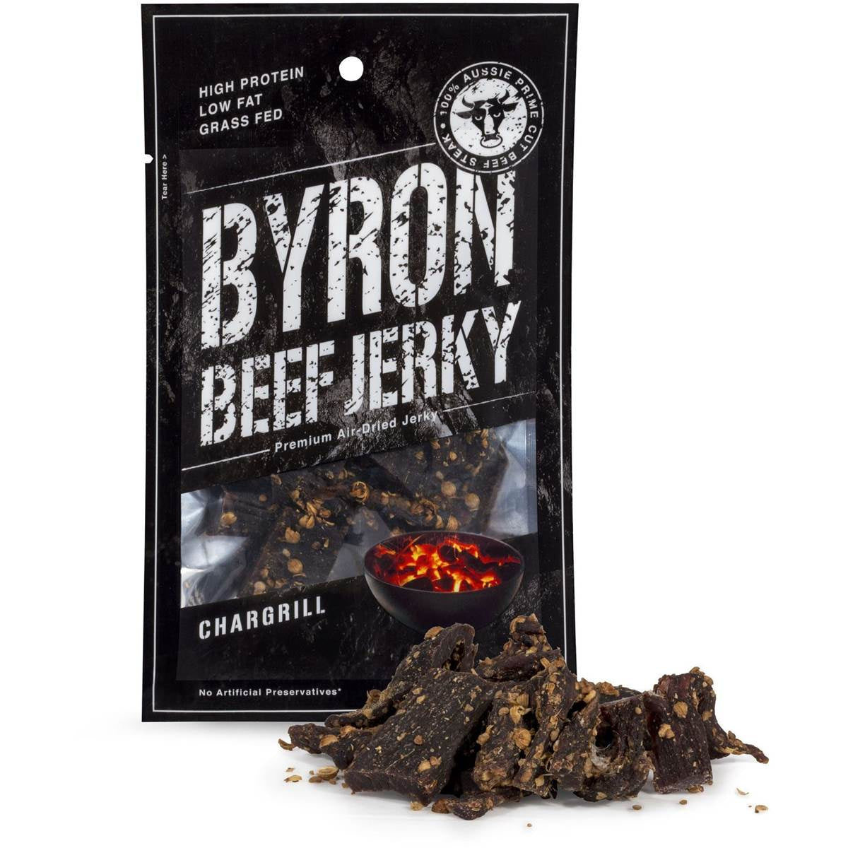 Byron Beef Jerky Chargrill 40g