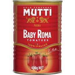 Mutti Baby Roma Tomatoes 400g