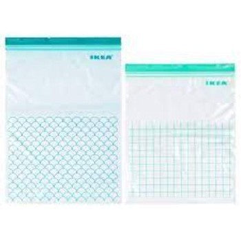 Istad Clipseal Bags 4.5L/6L Turquoise 30pk